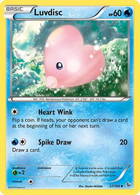 Luvdisc card from XY - Flashfire