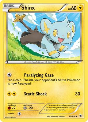 Shinx card from XY - Flashfire