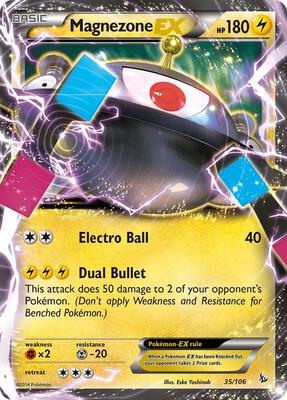 Magnezone EX card from XY - Flashfire