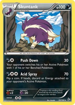 Skuntank card from XY - Flashfire
