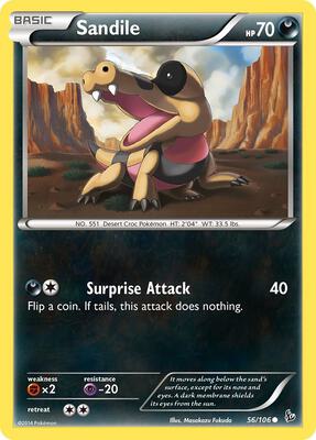 Sandile card from XY - Flashfire