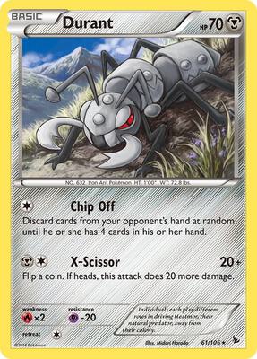 Durant card from XY - Flashfire