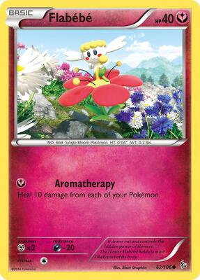 Flabebe (62) card from XY - Flashfire