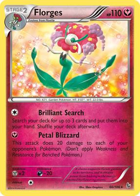 Florges card from XY - Flashfire