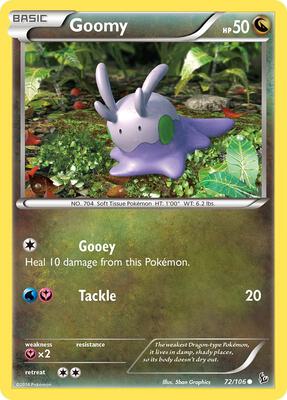 Goomy card from XY - Flashfire