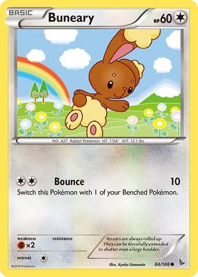 Buneary card from XY - Flashfire