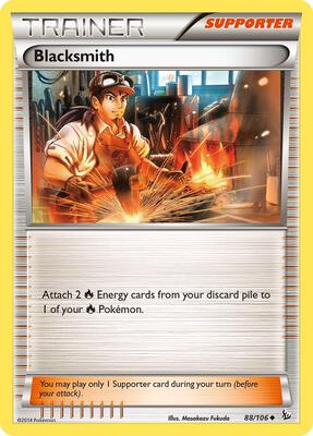 Blacksmith card from XY - Flashfire