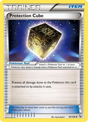 Protection Cube card from XY - Flashfire