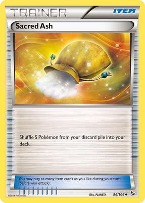 Sacred Ash card from XY - Flashfire