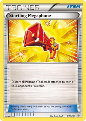 Startling Megaphone card from XY - Flashfire