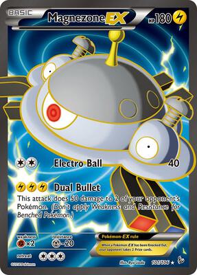 Magnezone EX (101 Full Art) card from XY - Flashfire