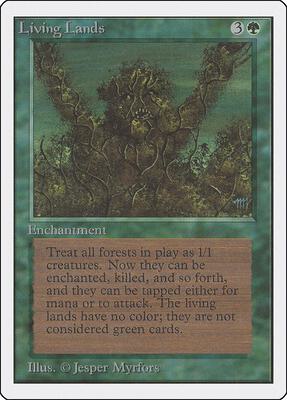 Living Lands card from Unlimited Edition