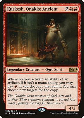 Kurkesh, Onakke Ancient card from Magic 2015 (M15)