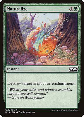 Naturalize card from Magic 2015 (M15)