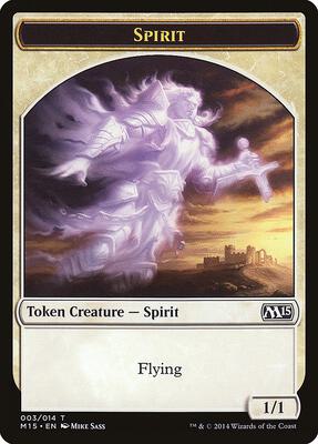 Spirit Token card from Magic 2015 (M15)