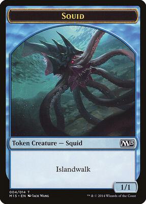 Squid Token card from Magic 2015 (M15)