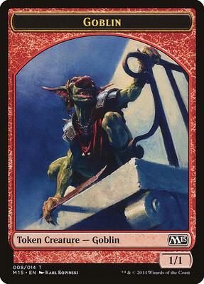 Goblin Token card from Magic 2015 (M15)