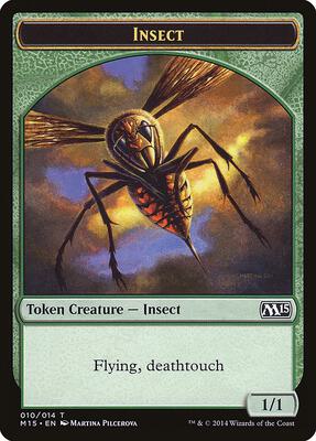 Insect Token (Deathtouch) card from Magic 2015 (M15)