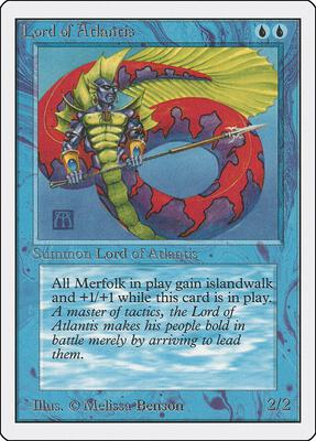 Lord of Atlantis card from Unlimited Edition