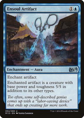 Ensoul Artifact card from Magic 2015 (M15)