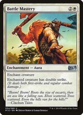 Battle Mastery card from Magic 2015 (M15)