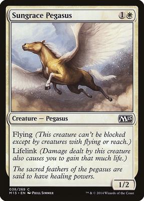 Sungrace Pegasus card from Magic 2015 (M15)