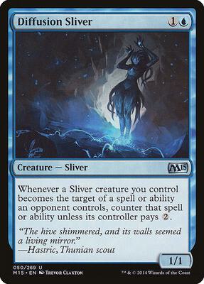 Diffusion Sliver card from Magic 2015 (M15)