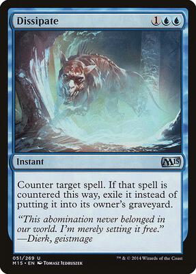 Dissipate card from Magic 2015 (M15)