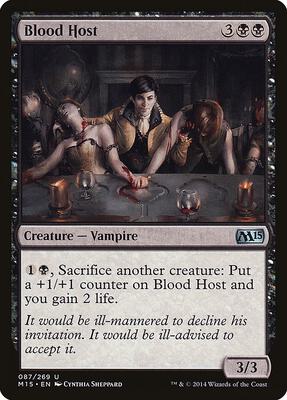 Blood Host card from Magic 2015 (M15)