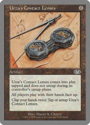 Urza's Contact Lenses card from Unglued