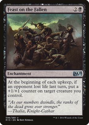Feast on the Fallen card from Magic 2015 (M15)