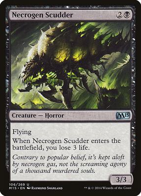 Necrogen Scudder card from Magic 2015 (M15)
