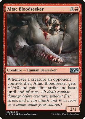 Altac Bloodseeker card from Magic 2015 (M15)