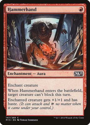 Hammerhand card from Magic 2015 (M15)