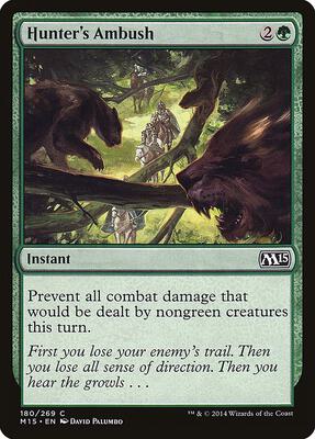 Hunter's Ambush card from Magic 2015 (M15)