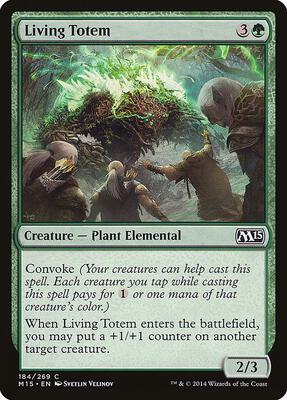 Living Totem card from Magic 2015 (M15)