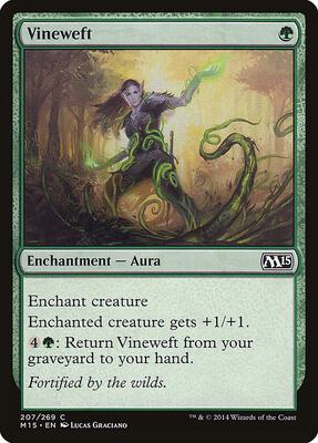 Vineweft card from Magic 2015 (M15)