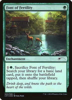 Font of Fertility card from Unique and Miscellaneous Promos