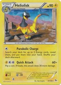 Heliolisk - 37/106 (XY Flashfire) card from Deck Exclusives