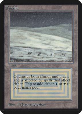 Tundra card from Alpha Edition