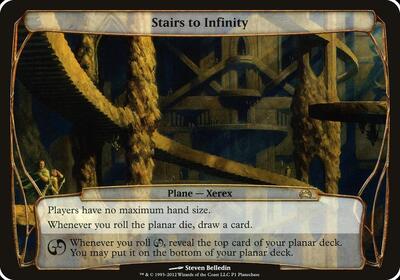 Stairs to Infinity (Release Event Promo) card from Oversize Cards