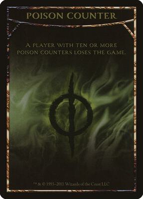 Poison Counter Token card from Mirrodin Besieged