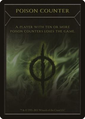 Poison Counter Token card from New Phyrexia
