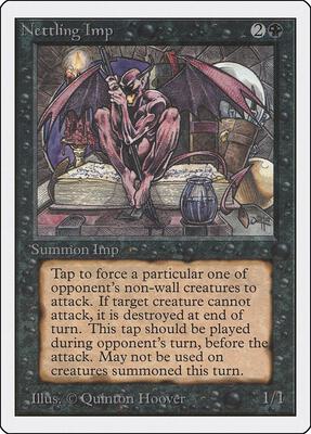 Nettling Imp card from Unlimited Edition