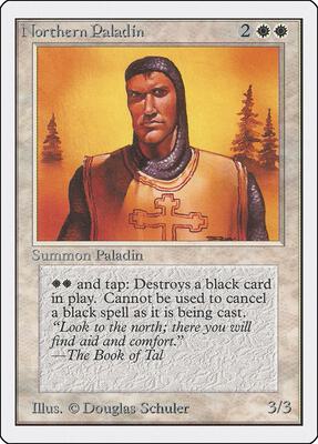 Northern Paladin card from Unlimited Edition