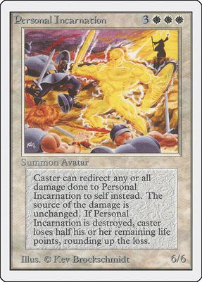 Personal Incarnation card from Unlimited Edition