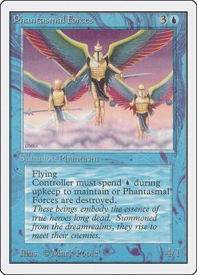 Phantasmal Forces card from Unlimited Edition