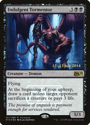 Indulgent Tormentor card from Prerelease Cards