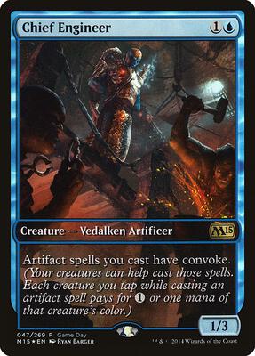 Chief Engineer card from Game Day & Store Championship Promos