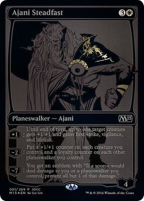 Ajani Steadfast (SDCC 2014 Exclusive) card from Media Promos